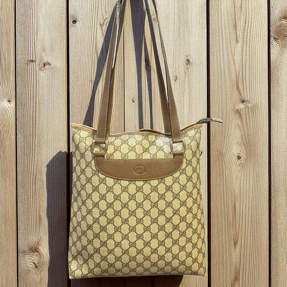 Gucci GG Supreme Tote Bag Ciated Canvas - Picture 1 of 10